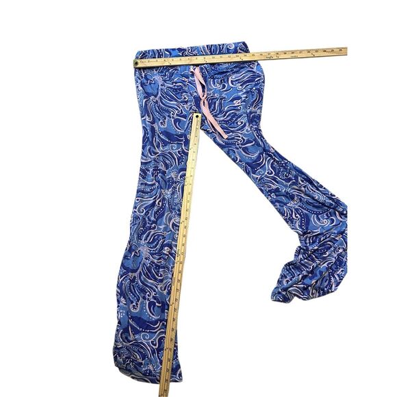 Beautiful Lilly Pulitzer PJ Knit Pants and top Coastal Blue Whispurr Pajama Set - Picture 12 of 12